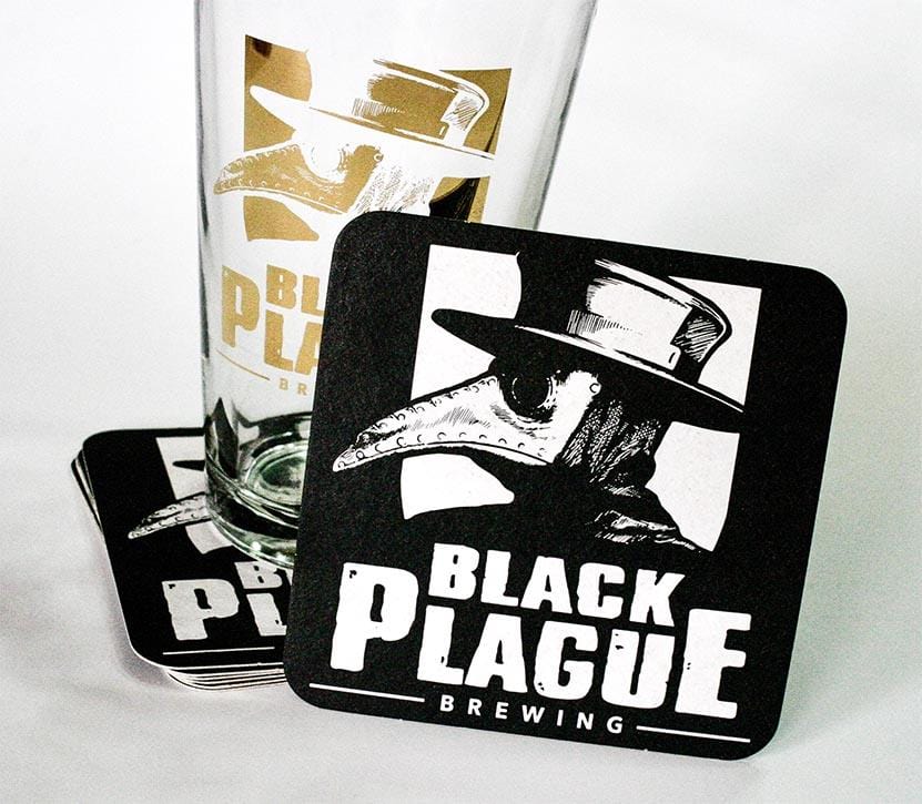 Black Plague Coaster Pack - Black Plague Brewing Shop