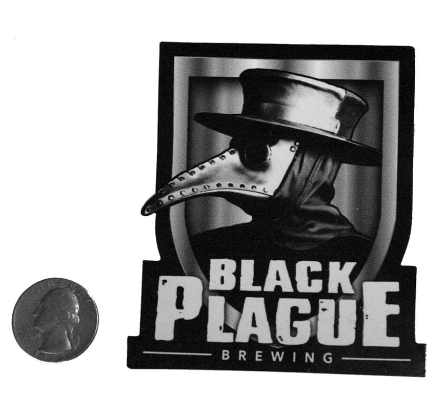 Plague Doctor Sticker Pack - Black Plague Brewing Shop